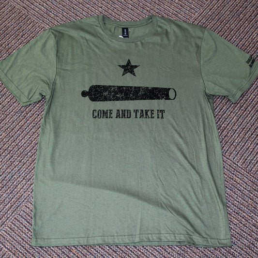 Gildan SoftStyle Come and Take It Tee - Military Green